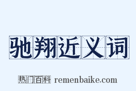 驰翔近义词是什么意思的图片